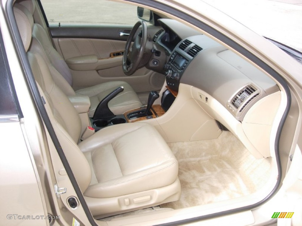 2003 Accord EX V6 Sedan - Desert Mist Metallic / Ivory photo #7