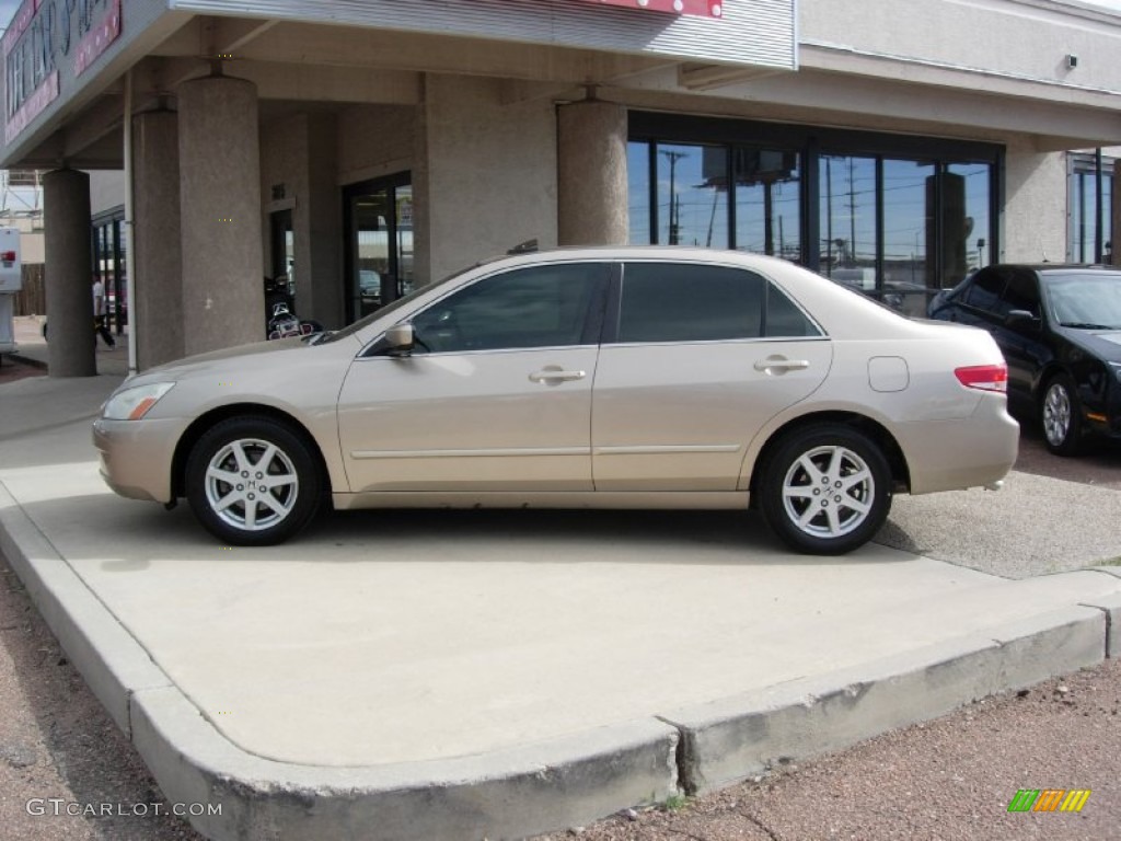 2003 Accord EX V6 Sedan - Desert Mist Metallic / Ivory photo #8