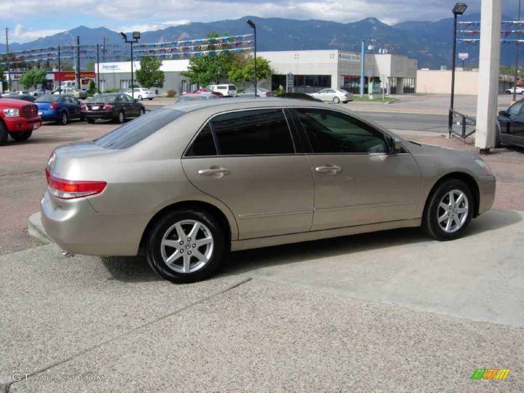 2003 Accord EX V6 Sedan - Desert Mist Metallic / Ivory photo #12