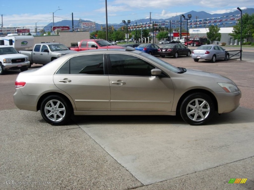 2003 Accord EX V6 Sedan - Desert Mist Metallic / Ivory photo #13