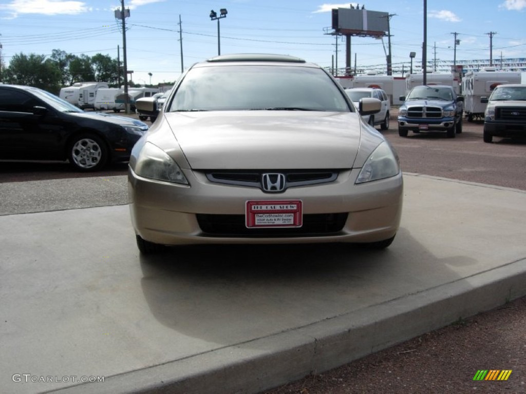 2003 Accord EX V6 Sedan - Desert Mist Metallic / Ivory photo #15