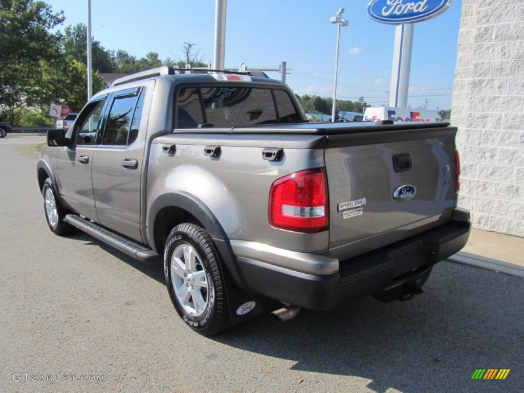2007 Explorer Sport Trac XLT 4x4 - Mineral Grey Metallic / Light Stone photo #3