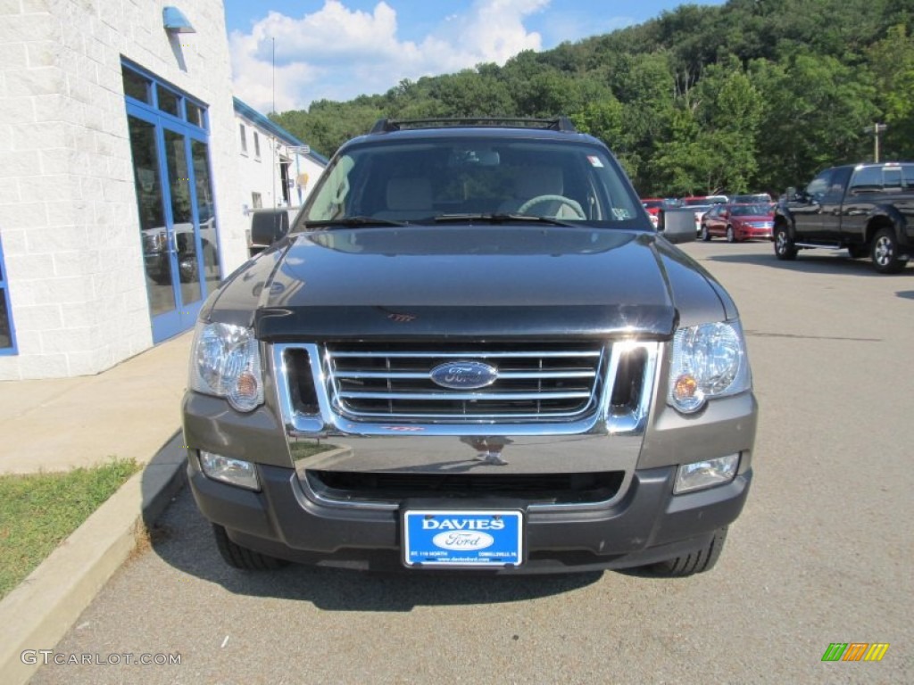 2007 Explorer Sport Trac XLT 4x4 - Mineral Grey Metallic / Light Stone photo #6