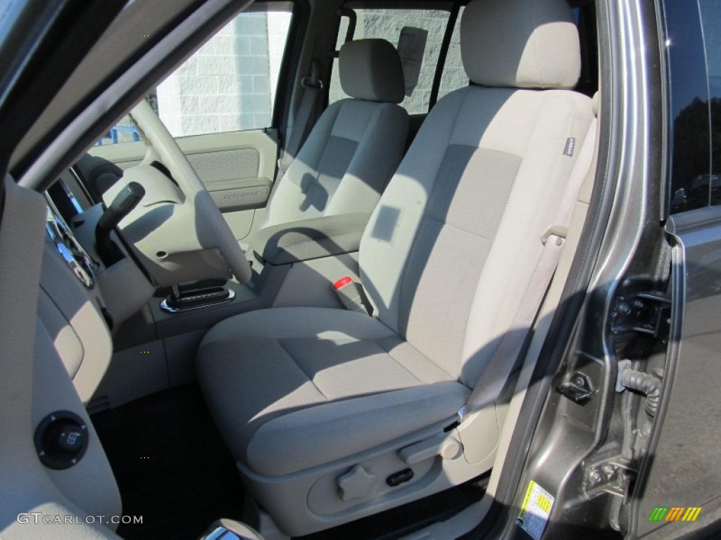 2007 Explorer Sport Trac XLT 4x4 - Mineral Grey Metallic / Light Stone photo #8