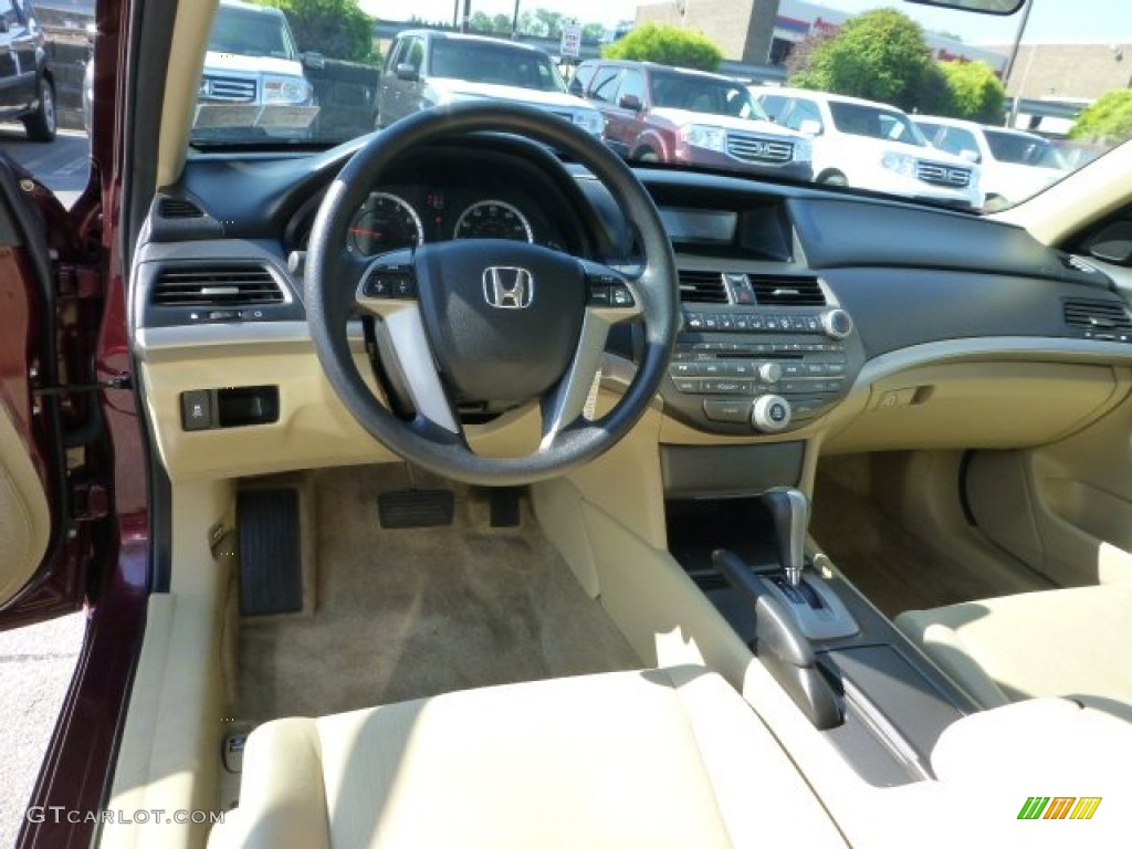 2011 Accord LX Sedan - Basque Red Pearl / Ivory photo #17