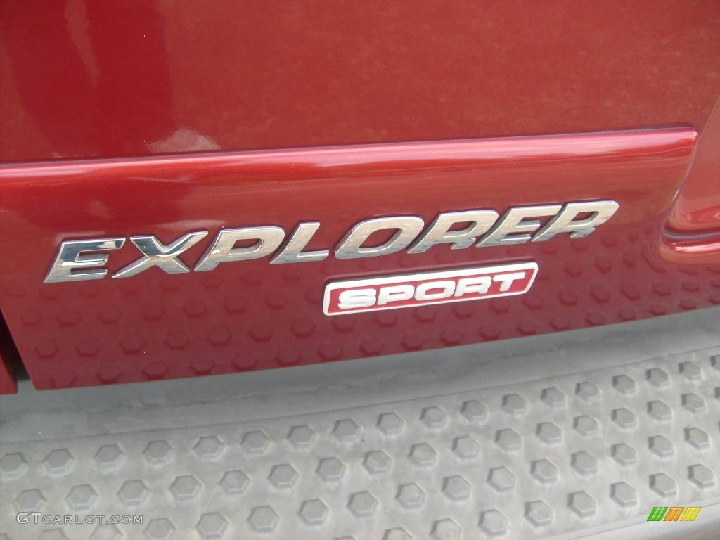 2002 Explorer Sport 4x4 - Toreador Red Metallic / Medium Prairie Tan/Graphite Accent photo #10
