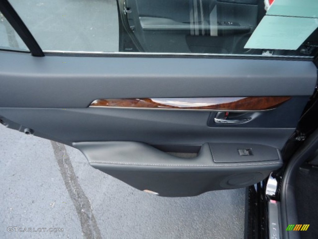 2013 Lexus ES 350 Black Door Panel Photo #69901330