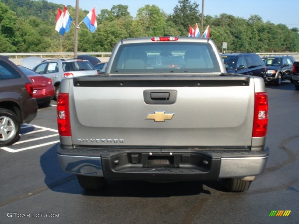 2008 Silverado 1500 Work Truck Extended Cab - Silver Birch Metallic / Dark Titanium photo #7