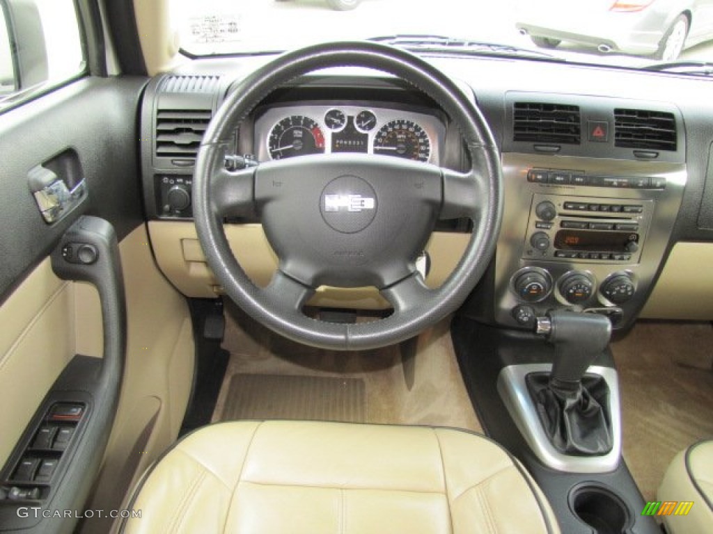 2006 Hummer H3 Standard H3 Model Light Cashmere Beige Dashboard Photo #69902422