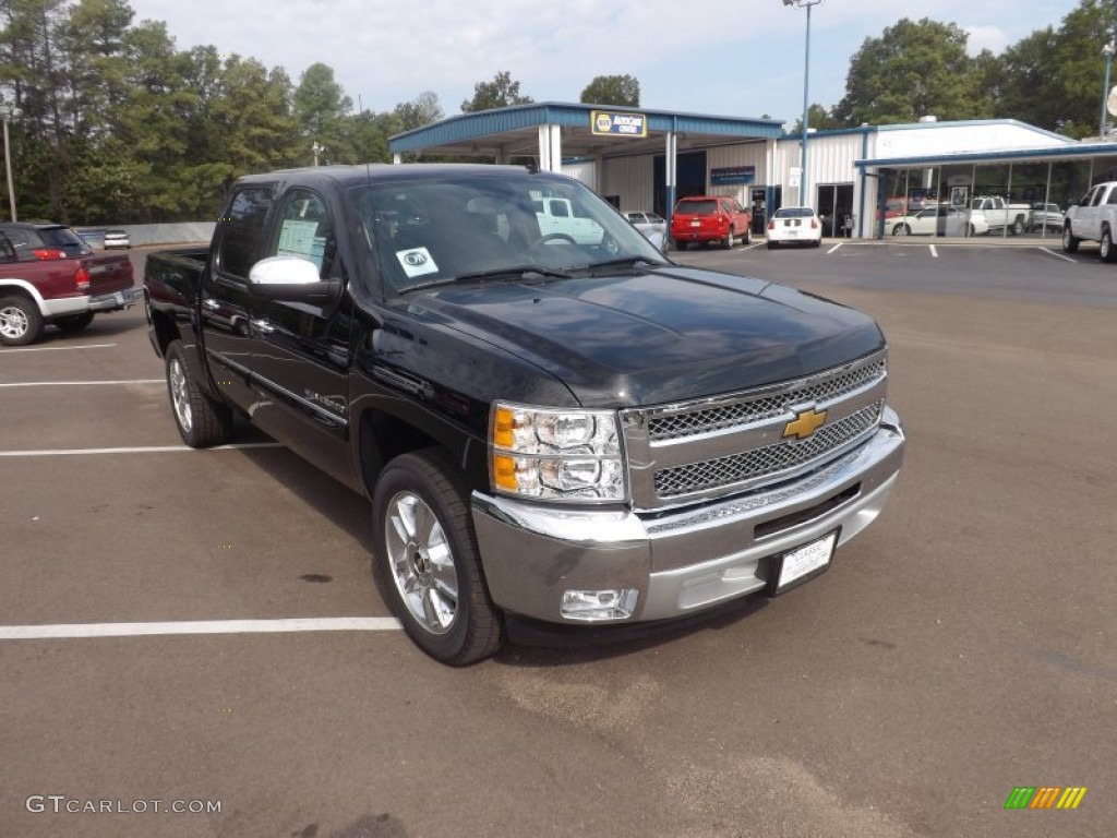 2012 Silverado 1500 LT Crew Cab - Black / Ebony photo #7