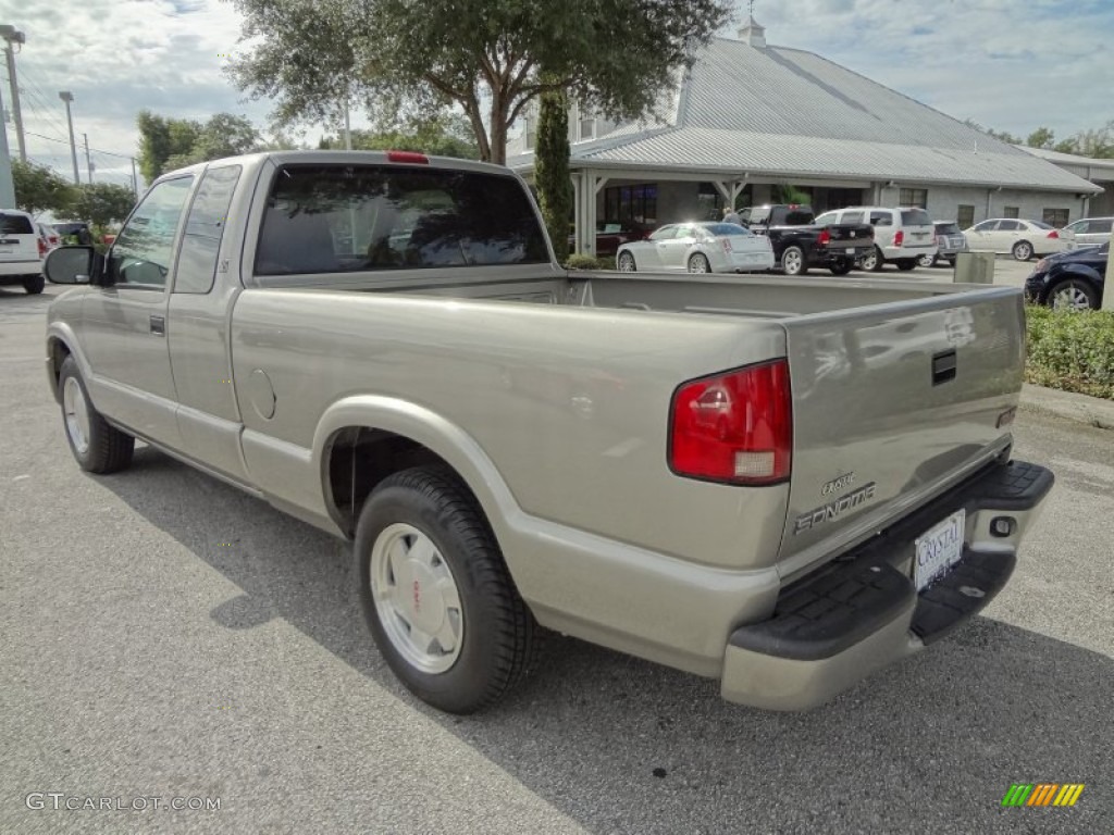 2002 Sonoma SL Extended Cab - Pewter Metallic / Pewter photo #3