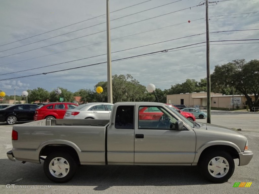 2002 Sonoma SL Extended Cab - Pewter Metallic / Pewter photo #9