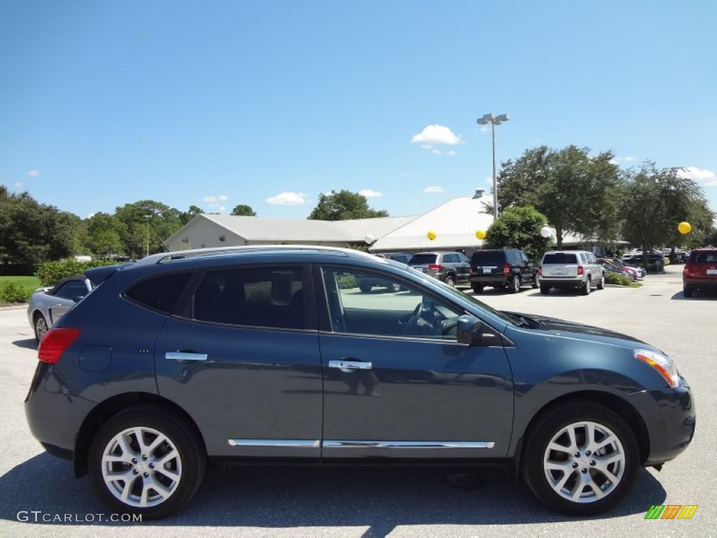 2012 Rogue SL - Graphite Blue / Black photo #10