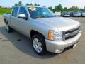 2008 Silver Birch Metallic Chevrolet Silverado 1500 LTZ Crew Cab 4x4  photo #2