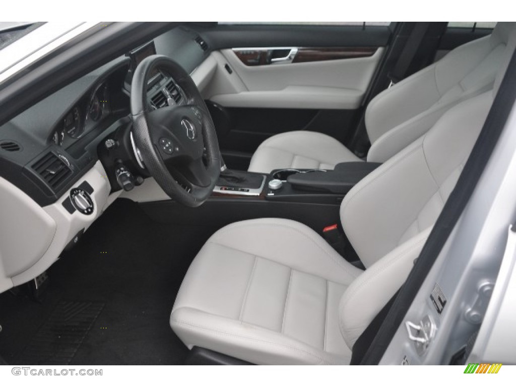 Grey/Black Interior 2009 Mercedes-Benz C 63 AMG Photo #69905501