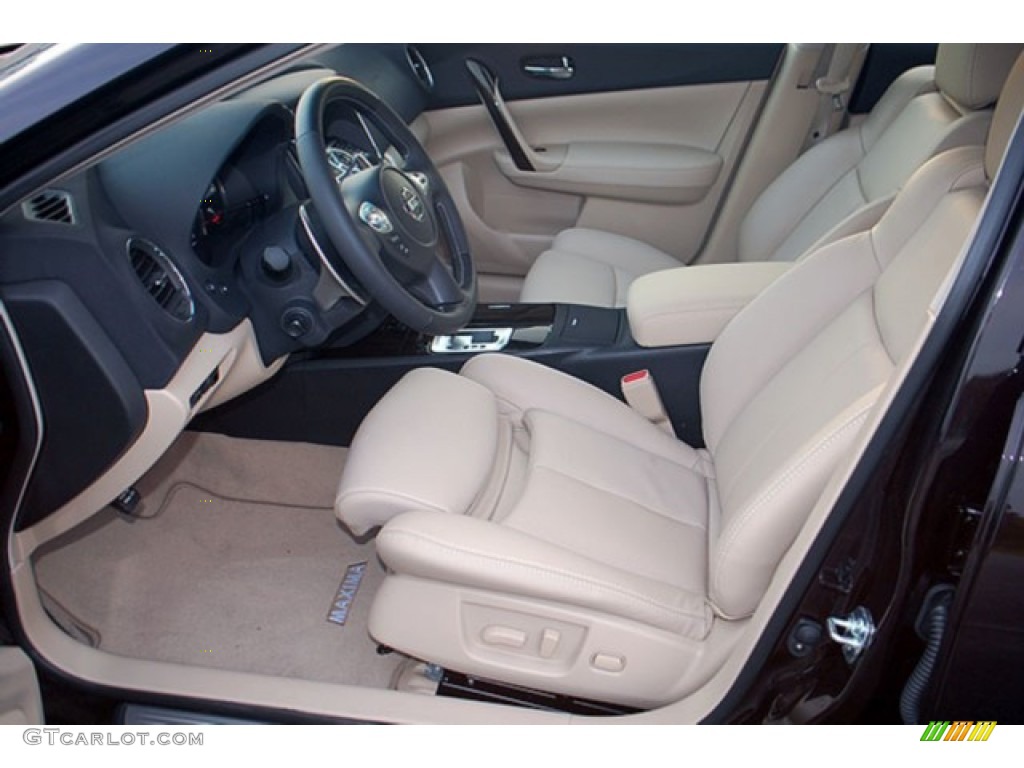 Cafe Latte Interior 2012 Nissan Maxima 3.5 SV Premium Photo #69906074