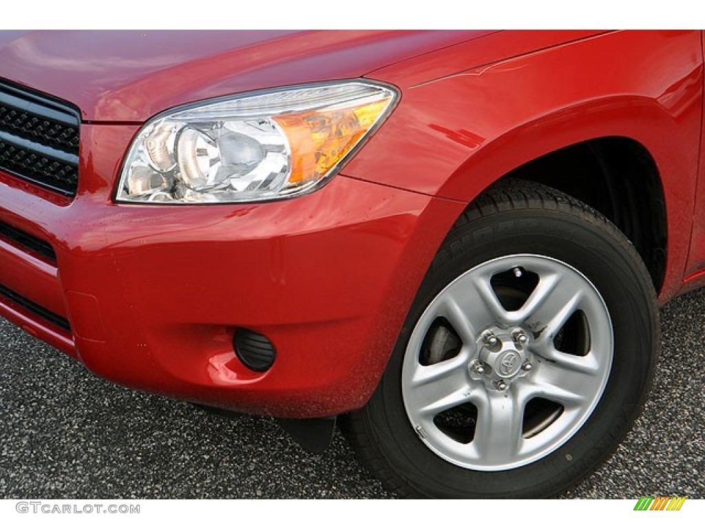 2007 RAV4 4WD - Barcelona Red Pearl / Ash Gray photo #1