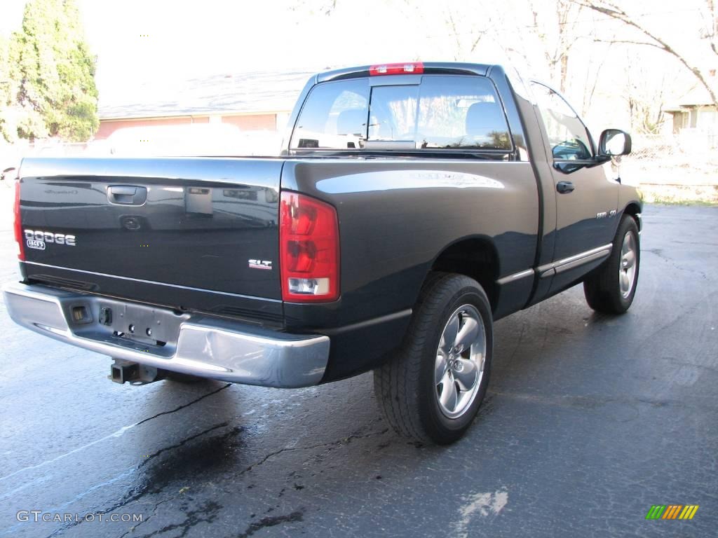 2004 Ram 1500 SLT Regular Cab - Black / Dark Slate Gray photo #5