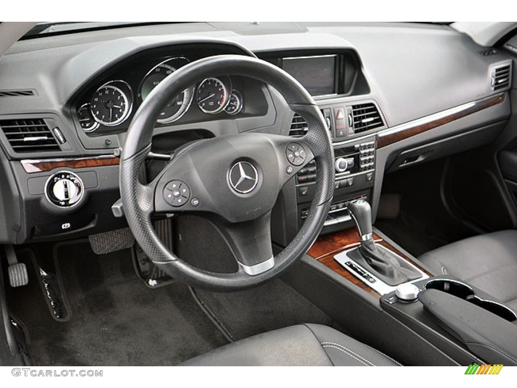 Black Interior 2010 Mercedes-Benz E 350 Coupe Photo #69907217