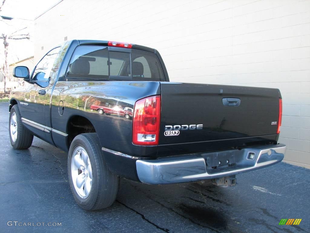 2004 Ram 1500 SLT Regular Cab - Black / Dark Slate Gray photo #6