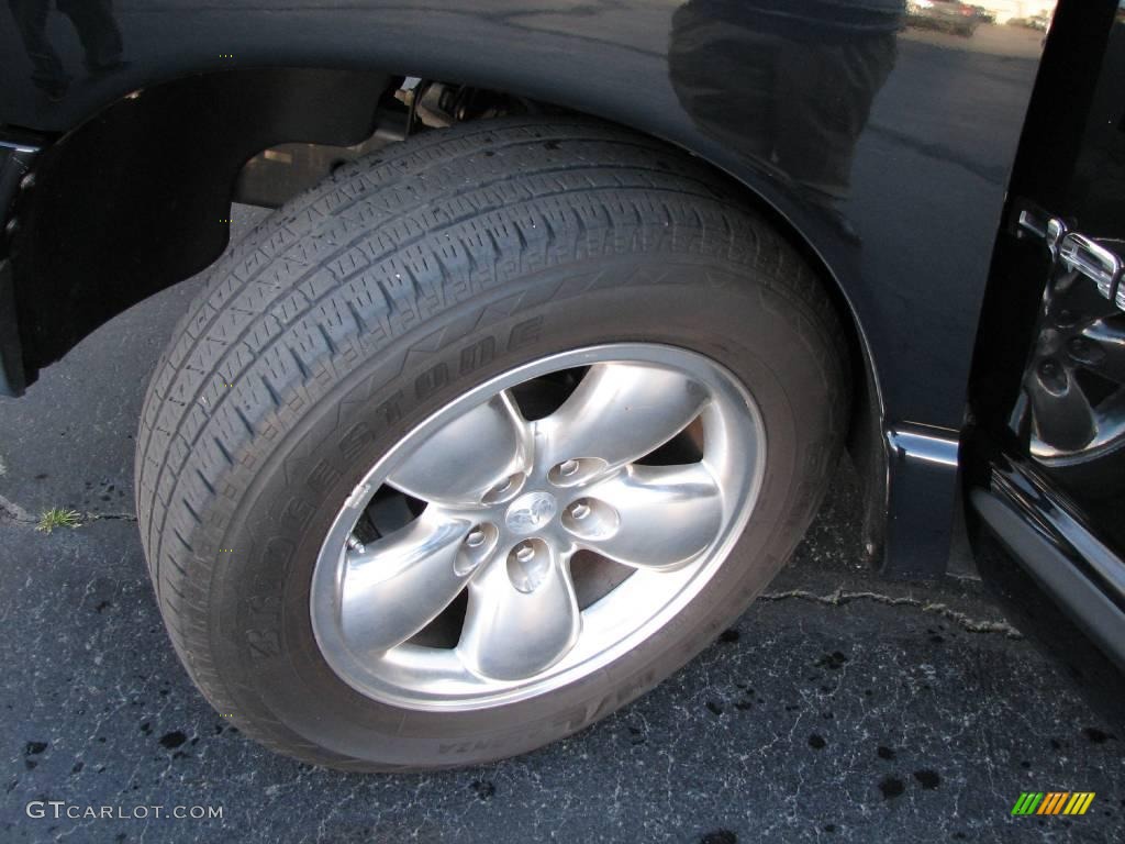 2004 Ram 1500 SLT Regular Cab - Black / Dark Slate Gray photo #9