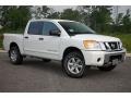 Blizzard White 2012 Nissan Titan SV Crew Cab 4x4 Exterior