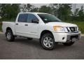 2012 Blizzard White Nissan Titan SV Crew Cab 4x4  photo #7