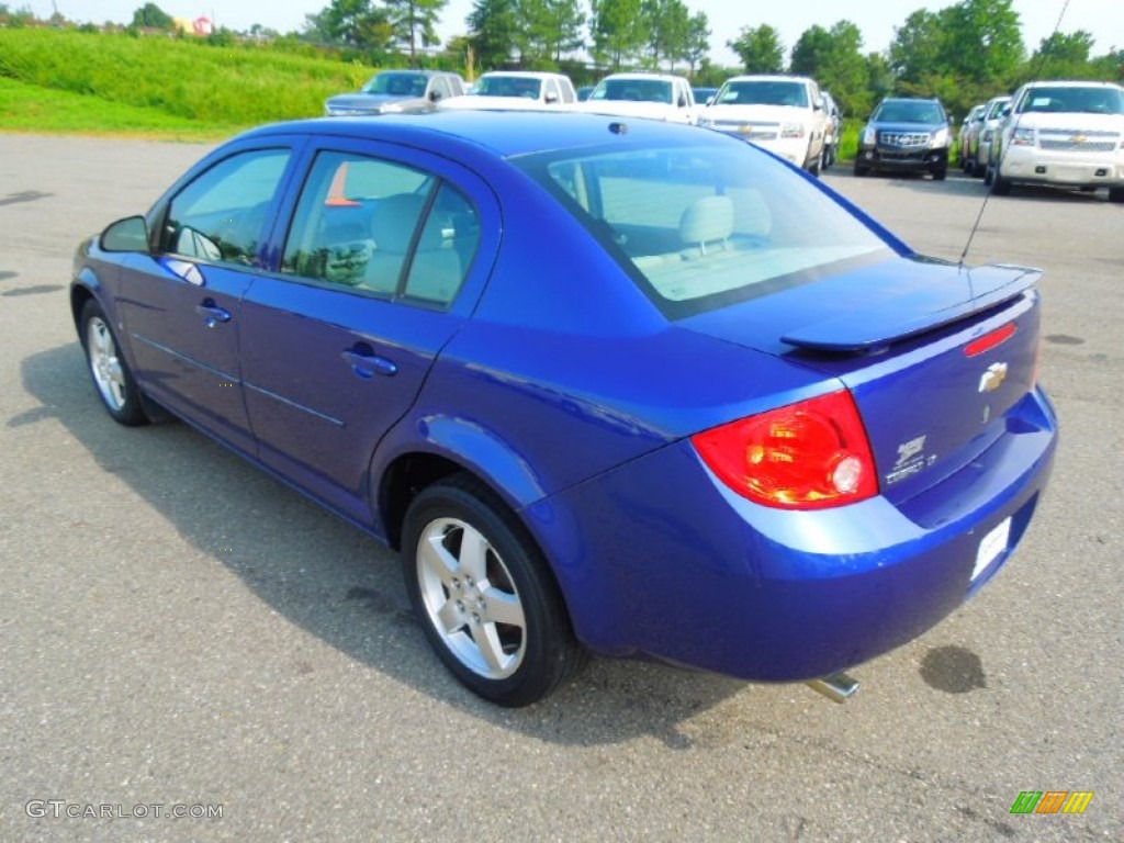 2007 Cobalt LT Sedan - Laser Blue Metallic / Gray photo #5