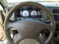 2002 Mitsubishi Montero Sport Tan Interior Steering Wheel Photo
