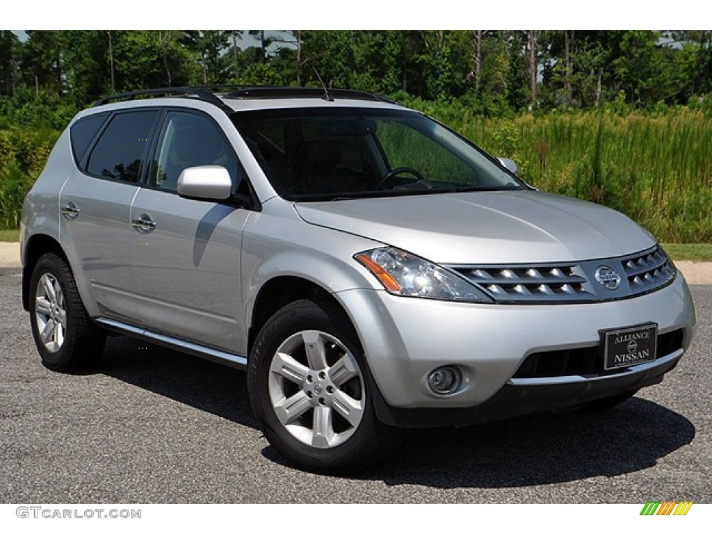 2007 Murano SL AWD - Brilliant Silver Metallic / Charcoal photo #6