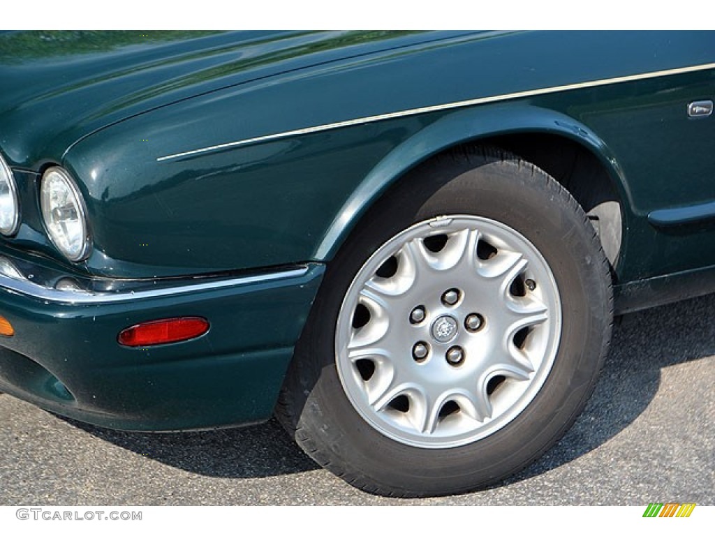 2000 XJ XJ8 - Emerald Green / Oatmeal photo #3