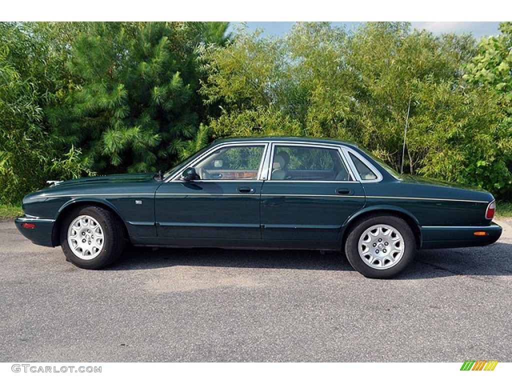 Emerald Green Jaguar XJ