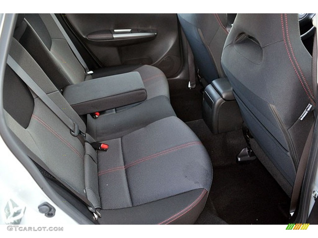Carbon Black Interior 2011 Subaru Impreza WRX Limited Sedan Photo #69909569