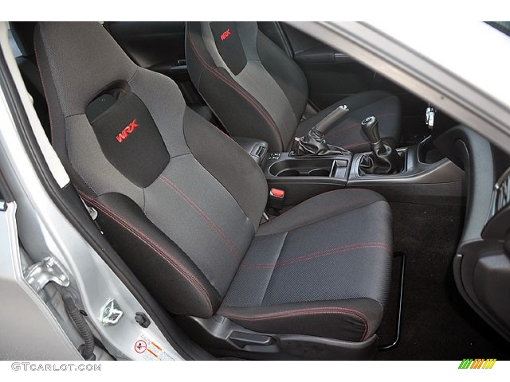 Carbon Black Interior 2011 Subaru Impreza WRX Limited Sedan Photo #69909593