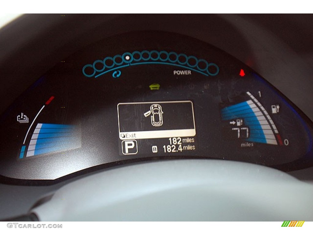 2012 Nissan LEAF SL Gauges Photo #69910130