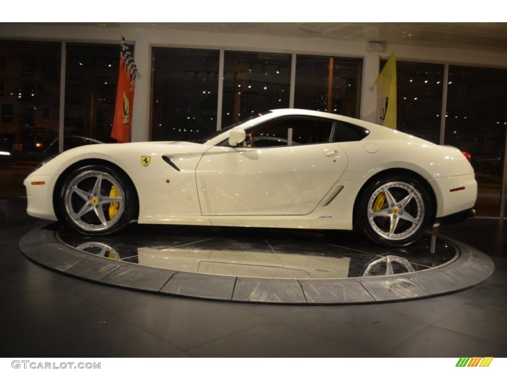 Bianco Avus 2010 Ferrari 599 GTB Fiorano F1A Exterior Photo #69910244