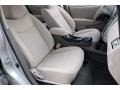 2012 Nissan LEAF Light Gray Interior Front Seat Photo