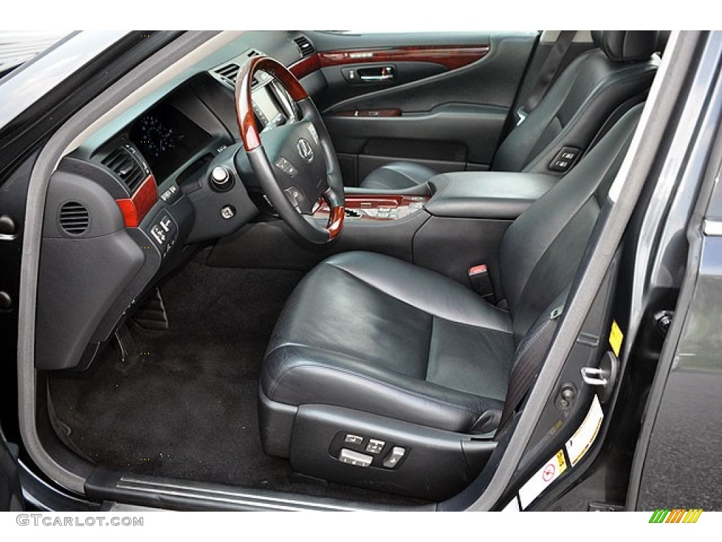 Black Interior 2009 Lexus LS 460 L AWD Photo #69910976