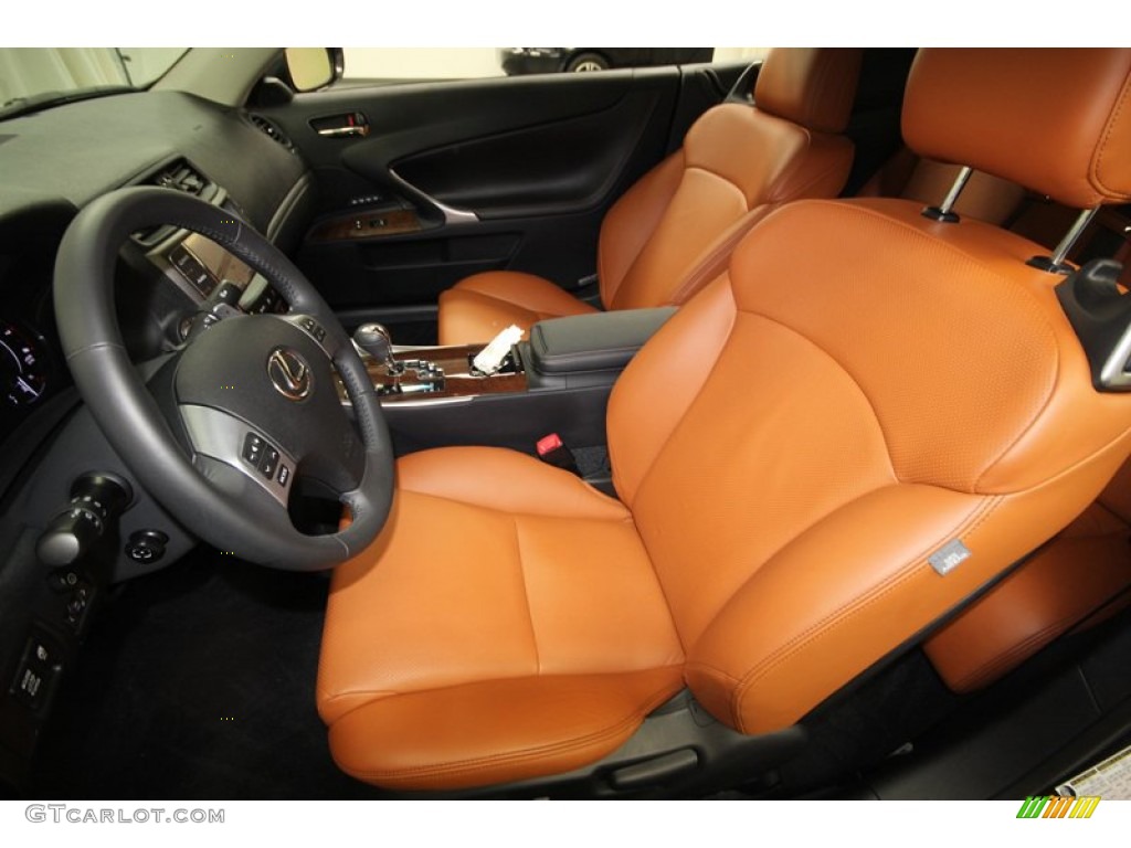 Saddle Tan Interior 2011 Lexus IS 350C Convertible Photo #69911288