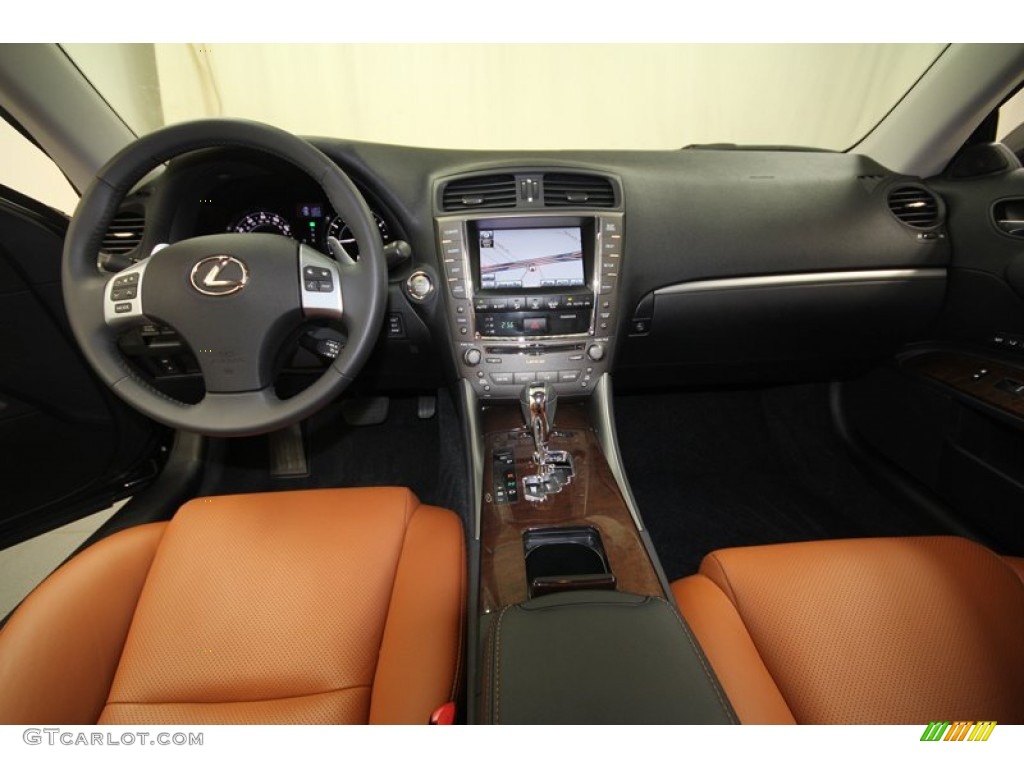 2011 Lexus IS 350C Convertible Saddle Tan Dashboard Photo #69911297