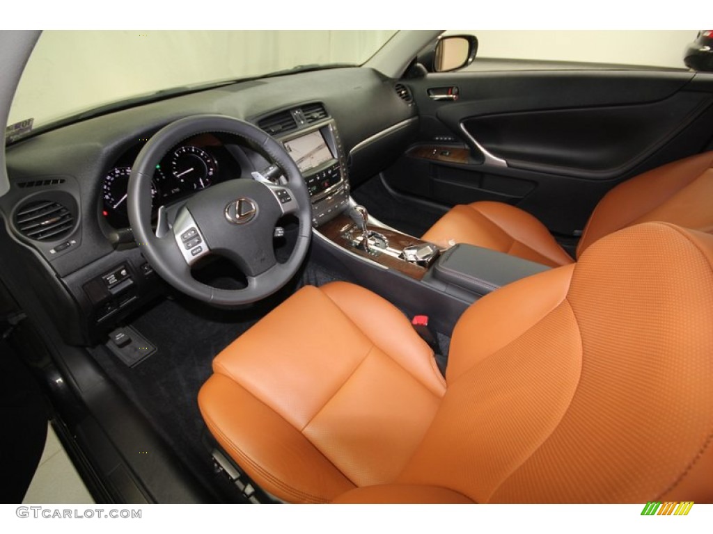 Saddle Tan Interior 2011 Lexus IS 350C Convertible Photo #69911375