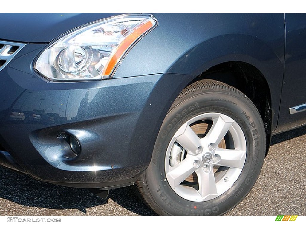 2012 Rogue S Special Edition AWD - Graphite Blue / Gray photo #3