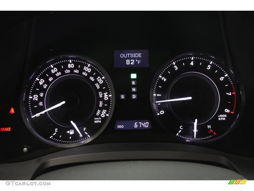 2011 Lexus IS 350C Convertible Gauges Photo #69911666