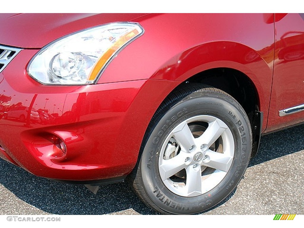 2012 Rogue S Special Edition AWD - Cayenne Red / Black photo #3