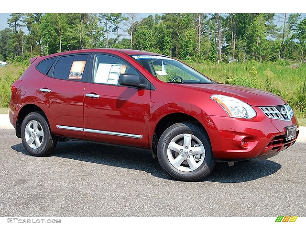2012 Rogue S Special Edition AWD - Cayenne Red / Black photo #1