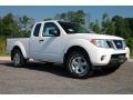 2012 Avalanche White Nissan Frontier SV V6 King Cab 4x4  photo #1