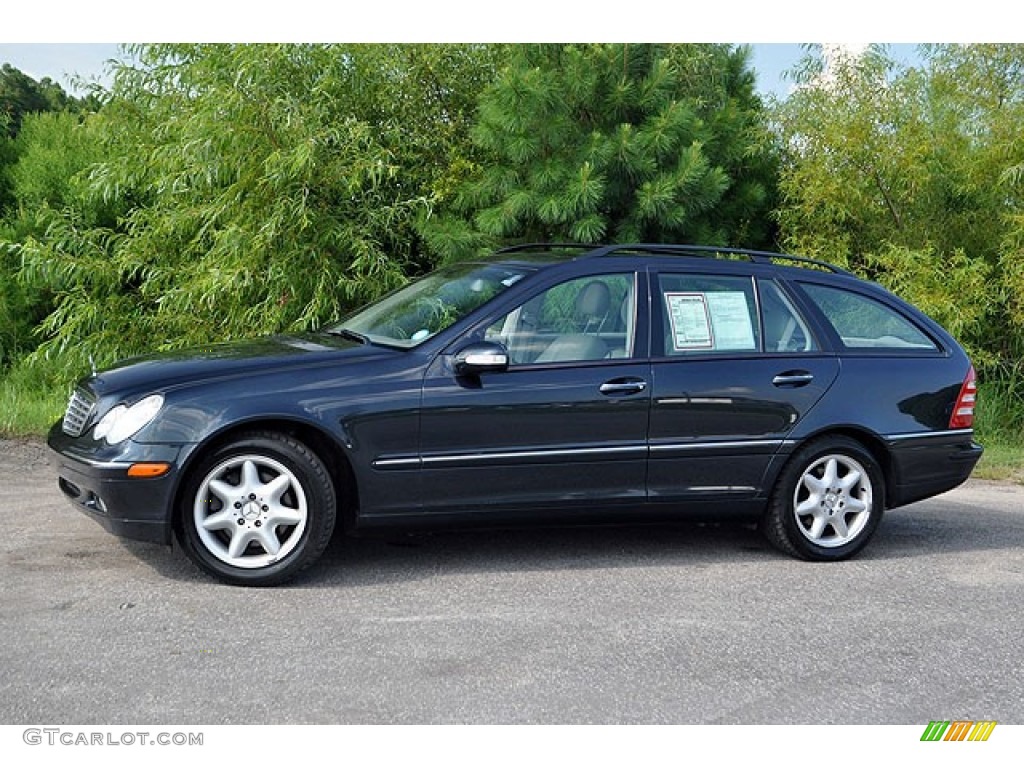 Black Opal Metallic 2004 Mercedes-Benz C 320 4Matic Wagon Exterior Photo #69911999