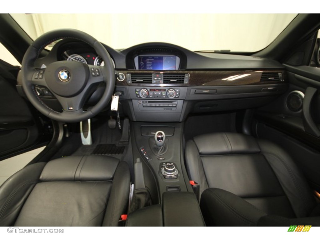 2010 BMW M3 Convertible Black Novillo Dashboard Photo #69912042