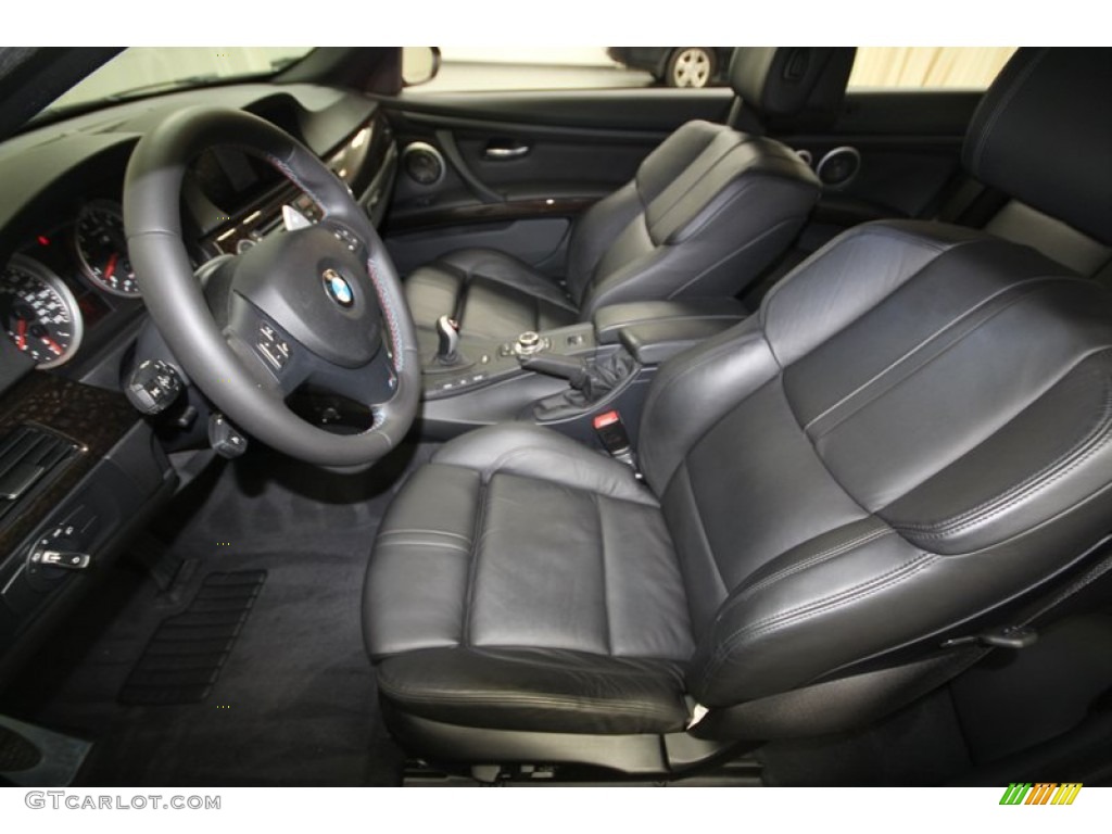 Black Novillo Interior 2010 BMW M3 Convertible Photo #69912131