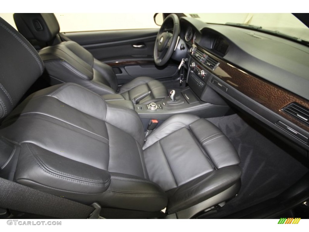 Black Novillo Interior 2010 BMW M3 Convertible Photo #69912302
